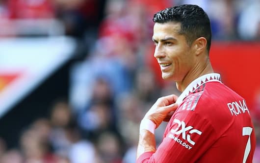 Cristiano Ronaldo in action for Manchester United.