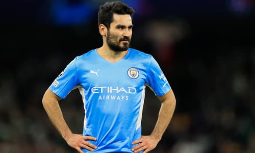 Manchester City midfielder Ilkay Gundogan