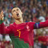 Al-Nassr's Cristiano Ronaldo playing for Portugal