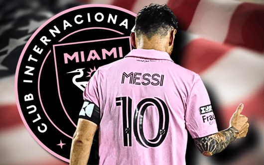 Lionel Messi, Inter Miami, USA, fixed shadow