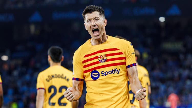 Robert Lewandowski joined Barcelona in 2022