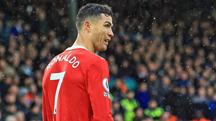Cristiano Ronaldo in action for Manchester United