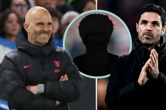 Enzo Maresca, Mikel Arteta, Andrey Santos