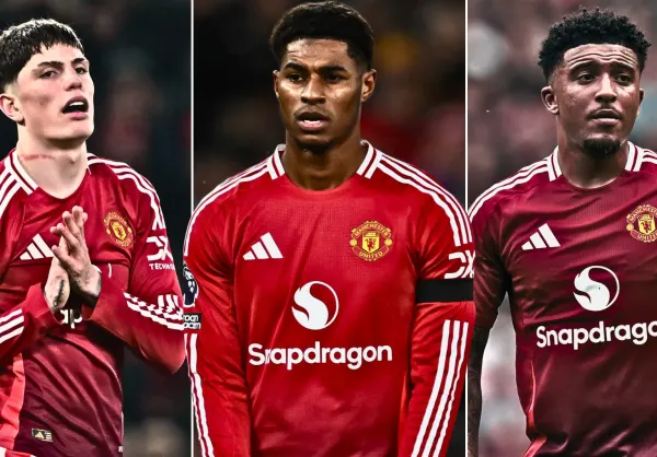 Alejandro Garnacho, Marcus Rashford, Jadon Sancho, Man Utd
