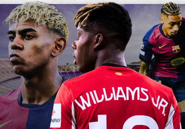 Nico Williams Barcelona Lamine Yamal Raphinha