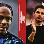 Raheem Sterling, Mikel Arteta, Arsenal