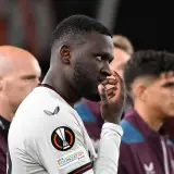 Bayer Leverkusen's Victor Boniface