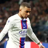 Kyliajn Mbappe after his brace against Angers.