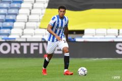 Levi Colwill playing for Huddersfield Town on loan from Chelsea