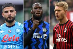 Serie A Team of the Season, featuring Lukaku, Insigne, Barella and Donnarumma