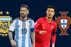 Messi and Ronaldo, Argentina and Portugal