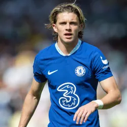 Conor Gallagher in action for Chelsea.