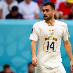 Andrija Zivkovic in action at the World Cup