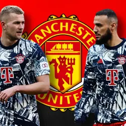 Noussair Mazraoui Matthijs de Ligt Bayern Munich Man Utd