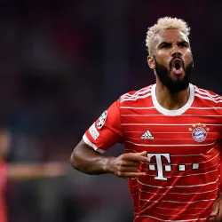 Eric Maxim Choupo-Moting in action with Bayern Munich.
