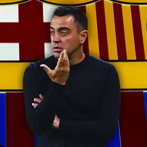 Why is Xavi being sacked by Barcelona?