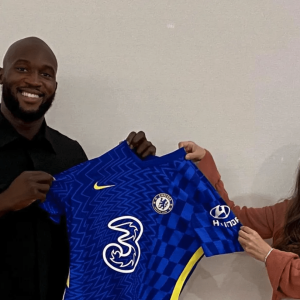 New Chelsea signing Romelu Lukaku