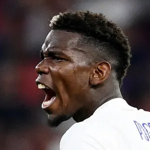 Manchester United's Paul Pogba playing for France at Euro 2020