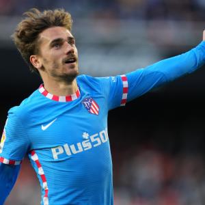 Antoine Griezmann's form at Atletico Madrid on loan from Barcelona is improving