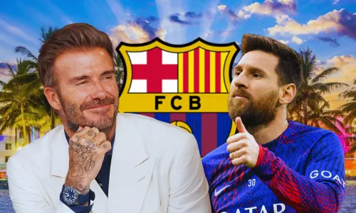 David Beckham, Lionel Messi, Barcelona, 2022/23