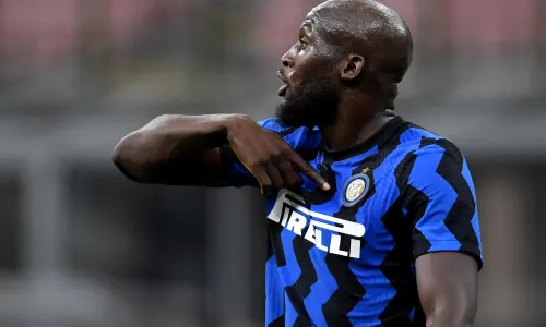 Chelsea signing Romelu Lukaku playing for Inter