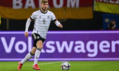 Timo Werner playing for Germany