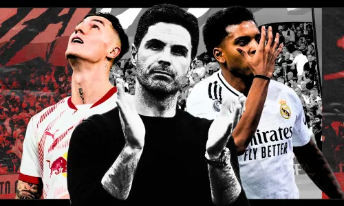 Mikel Arteta, Benjamin Sesko, Rodrygo, Arsenal, 2024/25