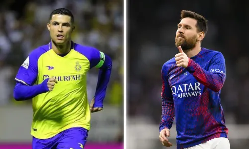Cristiano Ronaldo has told Lionel Messi to join him in the Saudi Pro League