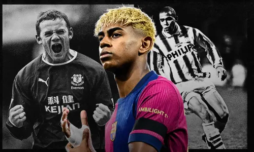Lamine Yamal 17 years-old Ronaldo Rooney