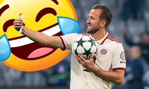Bayern Munich striker Harry Kane after scoring four against Dinamo Zagreb in the Champions League