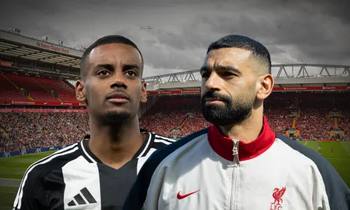 Alexander Isak, Mohamed Salah, Liverpool