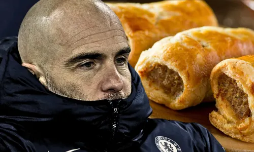 Enzo Maresca, sausage rolls
