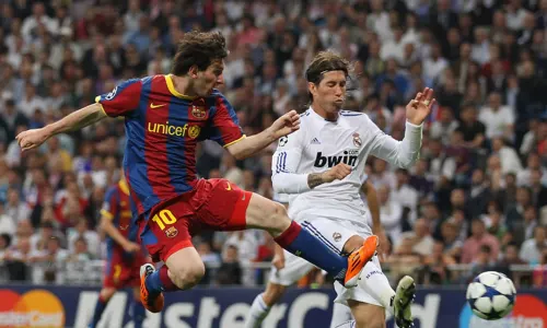 Real Madrid v Barcelona, Clasico, Lionel Messi, Sergio Ramos