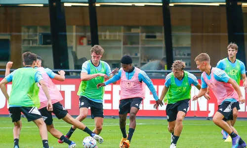Mats Wieffer, Guus Baars, Feyenoord, Training