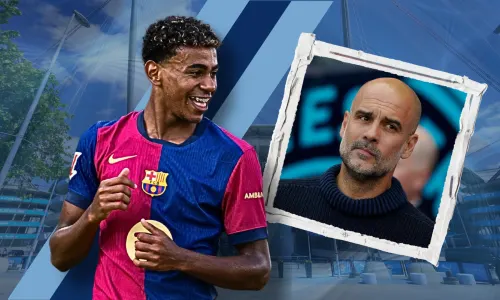 Lamine Yamal, Pep Guardiola, Man City