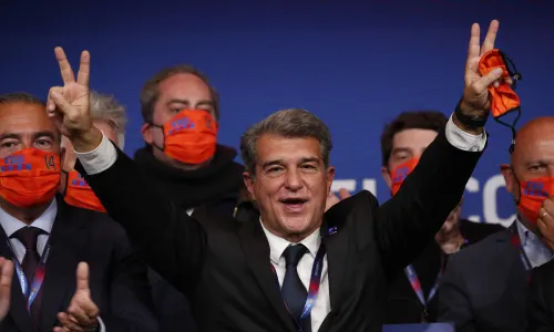 ‘The Super League is an absolute necessity,’ says Barca president Laporta