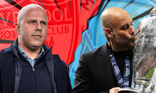 Arne Slot, Liverpool, Pep Guardiola, Man. City