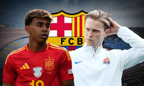 Lamine Yamal, Frenkie de Jong, Barcelona