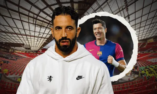 Ruben Amorim, Robert Lewandowski, Man Utd