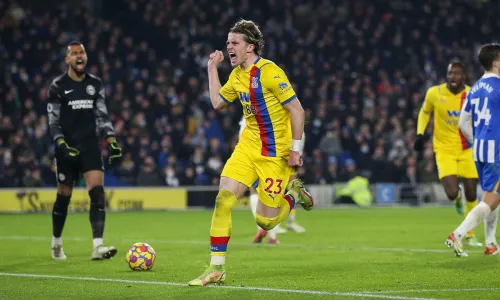 Chelsea loanee, Conor Gallagher, Crystal Palace, 2021/22