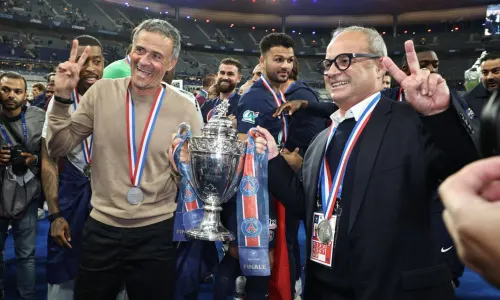Luis Campos and Luis Enrique, PSG