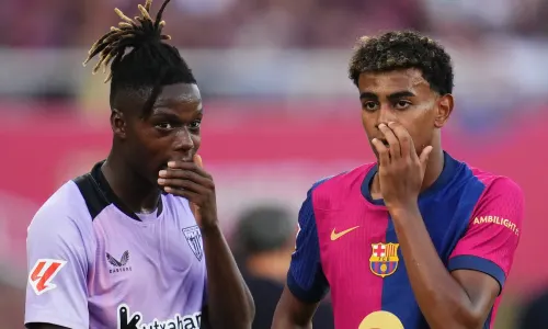 Nico Williams, Lamine Yamal, Barcelona, 2024/25