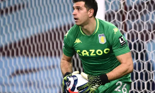 Argentina goalkeeper Emiliano Martinez playing in the Premier League for Aston Villa