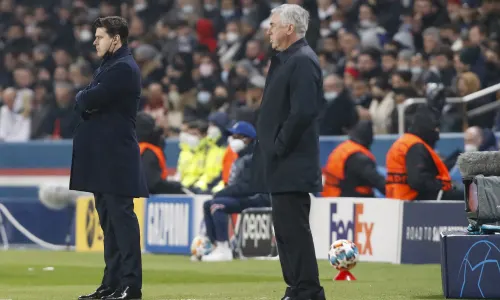 Mauricio Pochettino, Carlo Ancelotti, PSG v Real Madrid