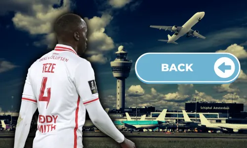 Jordan Teze, Schiphol