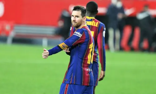 ‘Leave Messi alone, thief!’ Al-Khelaifi insulted by Barcelona fans