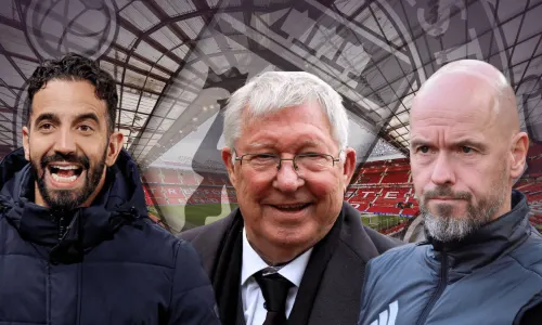 Man Utd managers Ferguson Amorim Ten Hag