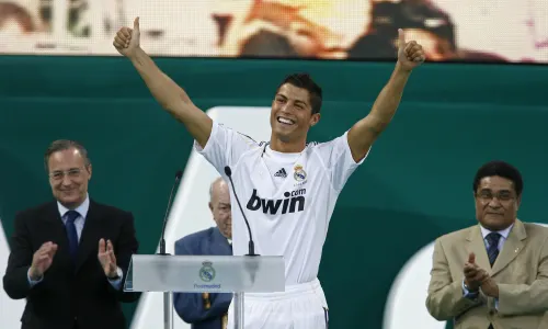Cristiano Ronaldo's Real Madrid unveiling