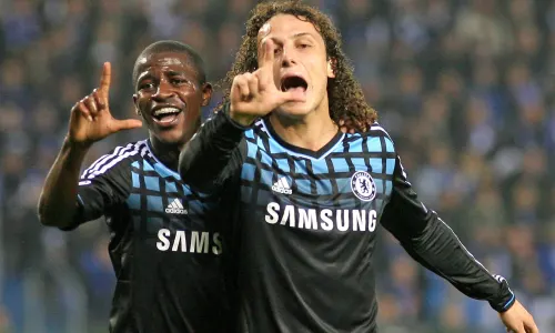 Ramires and David Luiz in their Chelsea years