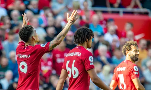 Roberto Firmino starred as Liverpool equalled the EPL's record win